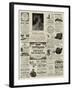 Page of Advertisements-null-Framed Giclee Print