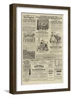 Page of Advertisements-null-Framed Giclee Print