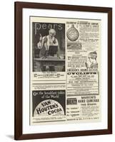 Page of Advertisements-null-Framed Giclee Print