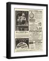 Page of Advertisements-null-Framed Giclee Print