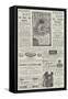 Page of Advertisements-null-Framed Stretched Canvas