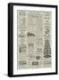 Page of Advertisements-null-Framed Giclee Print