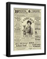 Page of Advertisements-null-Framed Giclee Print