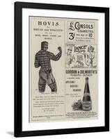 Page of Advertisements-null-Framed Giclee Print