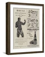 Page of Advertisements-null-Framed Giclee Print