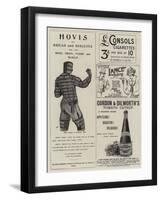 Page of Advertisements-null-Framed Giclee Print