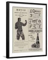 Page of Advertisements-null-Framed Giclee Print