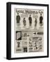 Page of Advertisements-null-Framed Giclee Print