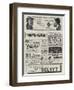 Page of Advertisements-null-Framed Giclee Print