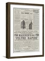 Page of Advertisements-null-Framed Giclee Print