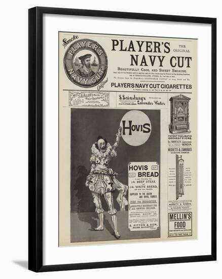 Page of Advertisements-null-Framed Giclee Print