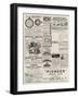 Page of Advertisements-null-Framed Giclee Print