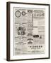 Page of Advertisements-null-Framed Giclee Print