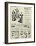 Page of Advertisements-null-Framed Giclee Print