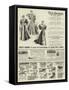 Page of Advertisements-null-Framed Stretched Canvas