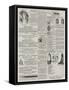 Page of Advertisements-null-Framed Stretched Canvas