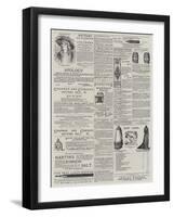 Page of Advertisements-null-Framed Giclee Print