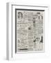 Page of Advertisements-null-Framed Giclee Print