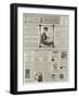 Page of Advertisements-null-Framed Giclee Print