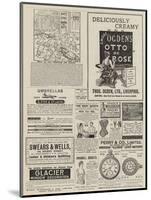 Page of Advertisements-null-Mounted Giclee Print