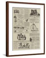 Page of Advertisements-null-Framed Giclee Print