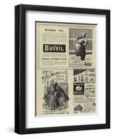 Page of Advertisements-null-Framed Giclee Print