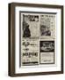 Page of Advertisements-null-Framed Giclee Print