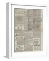 Page of Advertisements-null-Framed Giclee Print