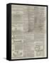 Page of Advertisements-null-Framed Stretched Canvas