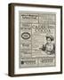 Page of Advertisements-null-Framed Giclee Print