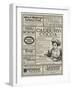 Page of Advertisements-null-Framed Giclee Print