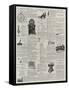 Page of Advertisements-null-Framed Stretched Canvas