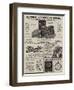 Page of Advertisements-null-Framed Giclee Print