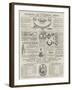 Page of Advertisements-null-Framed Giclee Print