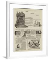 Page of Advertisements-null-Framed Giclee Print