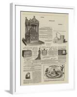 Page of Advertisements-null-Framed Giclee Print