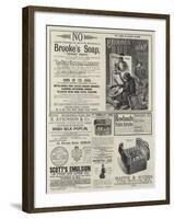 Page of Advertisements-null-Framed Giclee Print