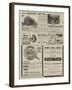 Page of Advertisements-null-Framed Giclee Print