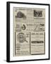 Page of Advertisements-null-Framed Giclee Print