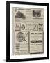 Page of Advertisements-null-Framed Giclee Print