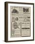 Page of Advertisements-null-Framed Giclee Print