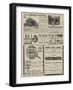 Page of Advertisements-null-Framed Giclee Print