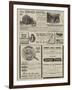 Page of Advertisements-null-Framed Giclee Print