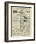 Page of Advertisements-null-Framed Giclee Print