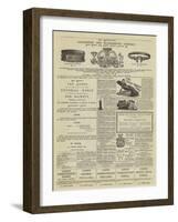 Page of Advertisements-null-Framed Giclee Print