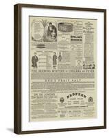 Page of Advertisements-null-Framed Giclee Print