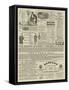 Page of Advertisements-null-Framed Stretched Canvas