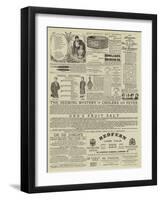 Page of Advertisements-null-Framed Giclee Print