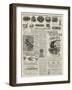 Page of Advertisements-null-Framed Giclee Print