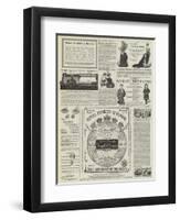 Page of Advertisements-null-Framed Premium Giclee Print